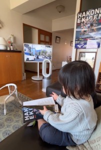 駅伝にハマる一歳児